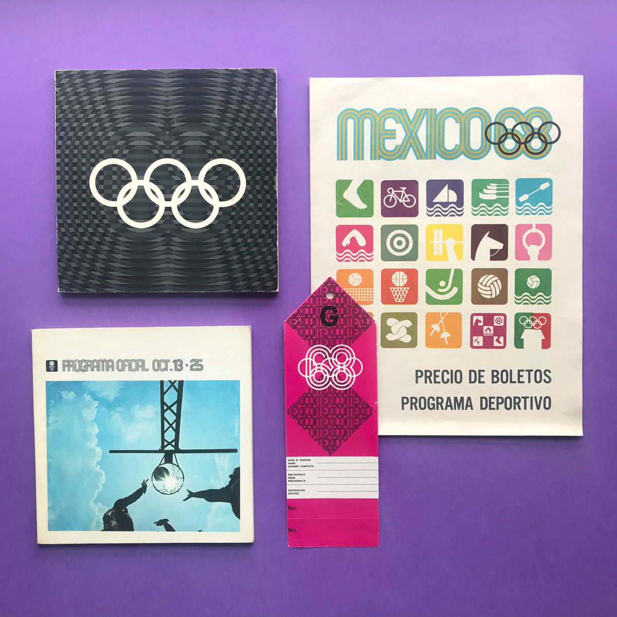Mexico Olympics 1968 Lot Lance Wyman The Print Arkive