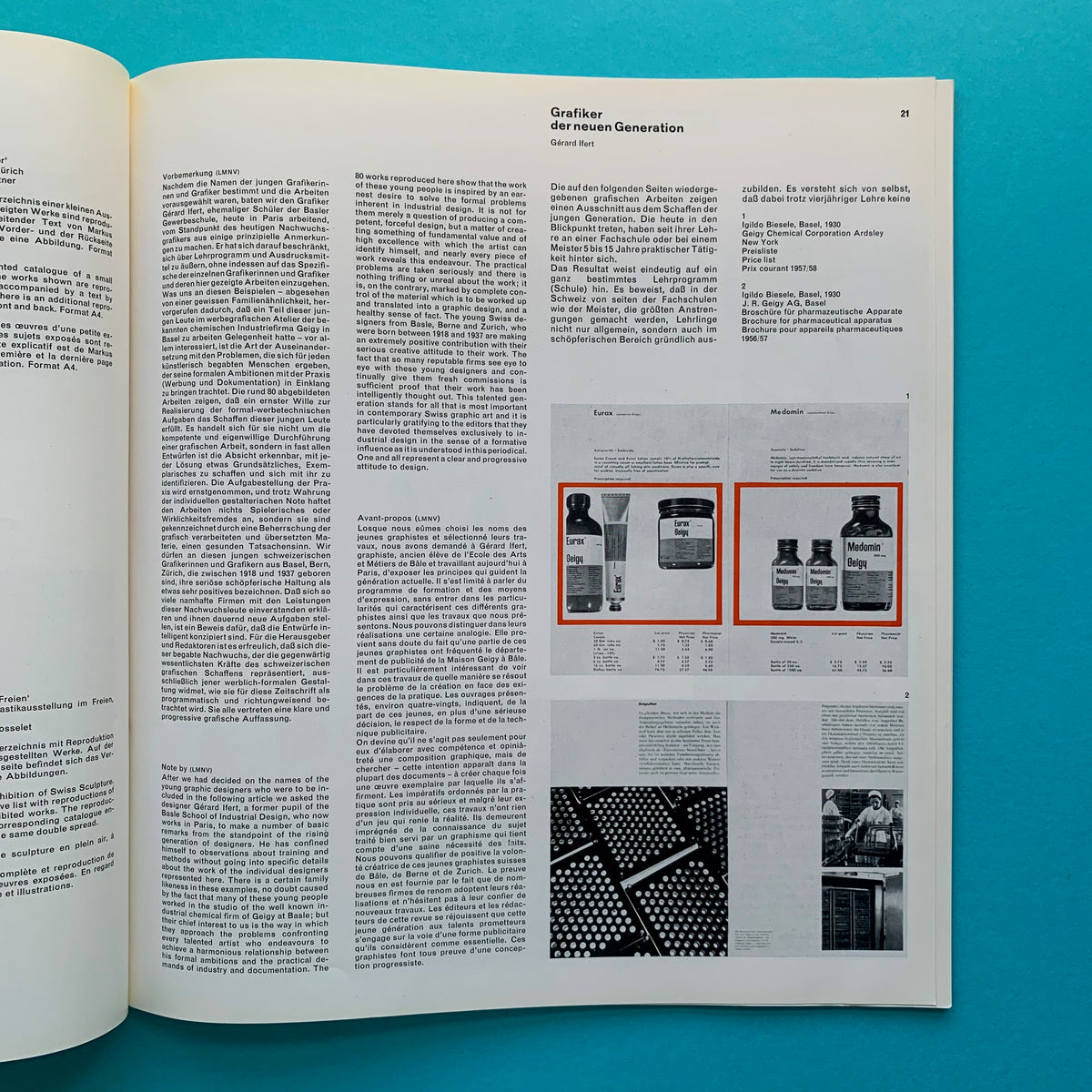 Neue Grafik / New Graphic Design / Graphisme actuel No.2 1959 