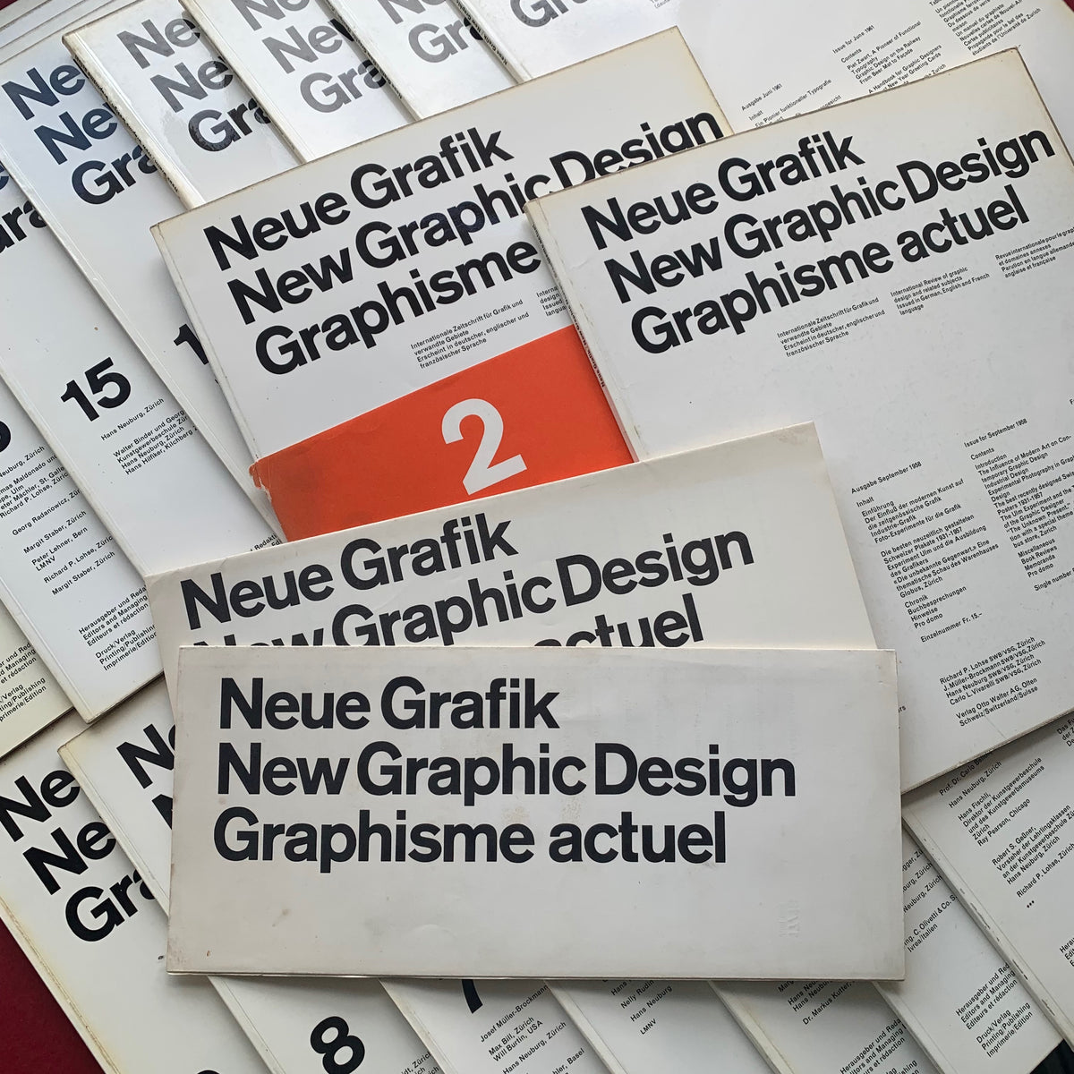 Neue Grafik / New Graphic Design / Graphisme actuel – First Edition 