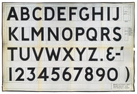 MOT Revised Alphabet, Photoprint (Ministry of Transport)