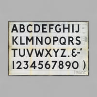 MOT Revised Alphabet, Photoprint (Ministry of Transport)