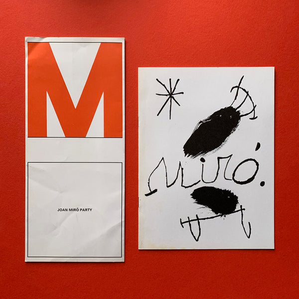 Joan Miró: Thirty Years of his Graphic Art (Exhibition Catalogue & Party Invitation). Buy and sell the best mid-century graphic art books, magazines and posters with The Print Arkive.