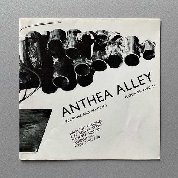 Anthea Alley: Sculpture & Paintings 1964, exhibition catalogue cover. Buy and sell the best mid-century graphic art books, magazines and posters with The Print Arkive.