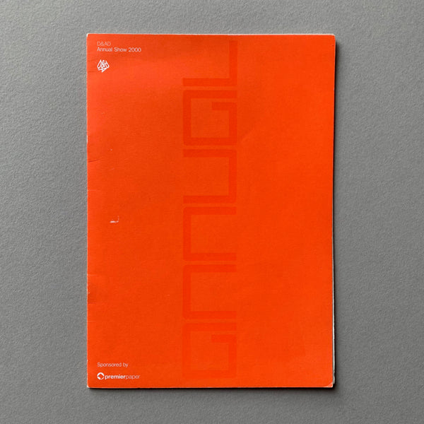 D&AD Annual Show 2000 (SEA Design) book cover. Buy and sell the best graphic design awards books, magazines and posters with The Print Arkive.