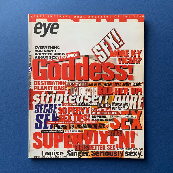 Eye - International Review of Graphic Design, magazine cover. Buy and sell the best graphic design books, magazines and posters with The Print Arkive.