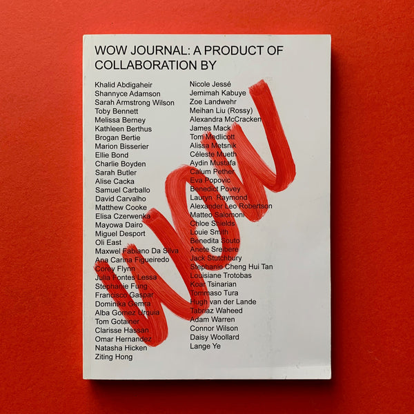 WOW Journal: A Product of Collaboration journal cover. Buy and sell the best graphic design books, journals, magazines and posters with The Print Arkive.