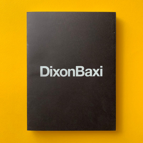 Dixon Baxi portfolio book cover. Buy and sell the best design studio portfolio books, journals, magazines and posters with The Print Arkive.