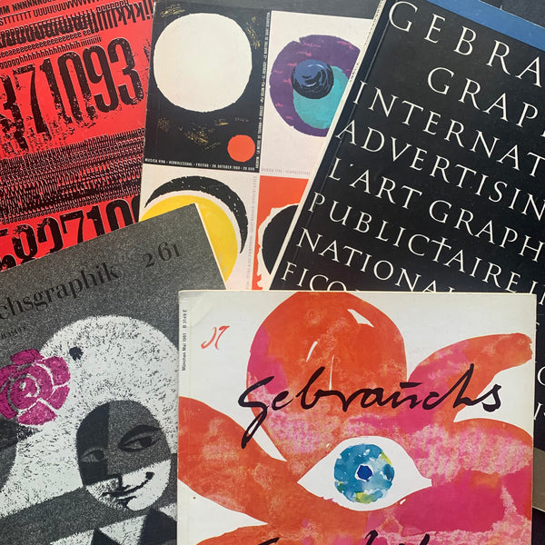 Gebrauchsgraphik, 1961 (x5 issues). Buy and sell the best graphic design books, journals, magazines and posters with The Print Arkive.
