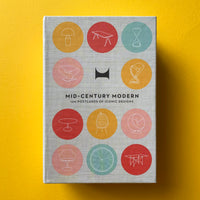 Mid-Century Modern: 100 Postcards of Iconic Designs book cover. Buy and sell the best product design books, journals, magazines and posters with The Print Arkive.