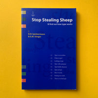 Stop Stealing Sheep & find out how type works (Erik Spiekermann) - book cover. Buy and sell the best typography books, journals, magazines and posters with The Print Arkive.