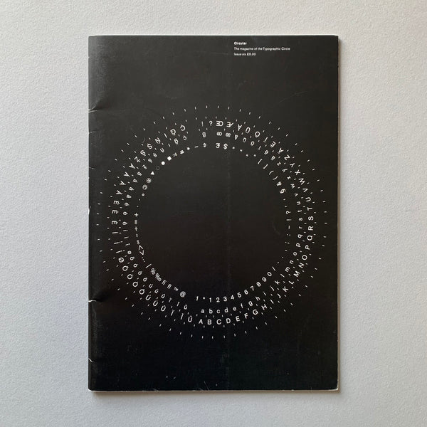 Circular: The magazine of the Typographic Circle, Issue Six - magazine cover. Buy and sell the best typography books, journals, magazines and posters with The Print Arkive.