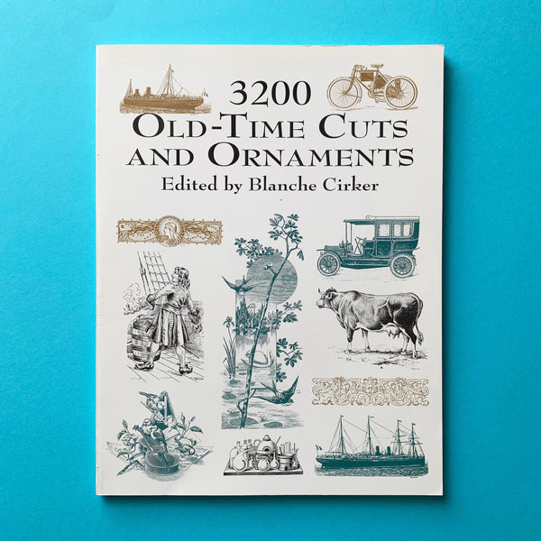 3,200 Old-Time Cuts And Ornaments - book cover. Buy and sell the best clipart books, journals, magazines and posters with The Print Arkive.