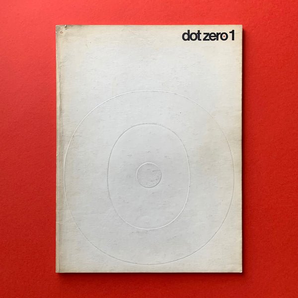 Dot Zero 1 (Massimo Vignelli) - book cover. Buy and sell the best graphic design books, journals, magazines and posters with The Print Arkive.