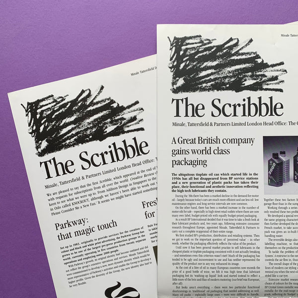 The Scribble #1 (Minale, Tattersfield & Partners). Buy and sell the best design studio self promotion books, journals, magazines and posters with The Print Arkive.