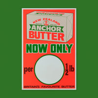 Vintage New Zealand Anchor Butter poster. Buy and sell the best original vintage posters with The Print Arkive.