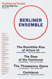 [Poster] The National Theatre at the Old Vic presents The Berliner Ensemble (Ken Briggs)