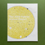 Feltron 2009 Annual Report - book cover. Buy and sell the best information design books, journals, magazines and posters with The Print Arkive.