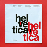 Helvetica Type Specimen [D. Stempel AG] - front cover. Buy and sell the best graphic design and type specimen books, journals, magazines and posters with The Print Arkive.