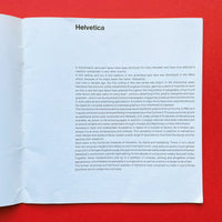 Helvetica Type Specimen [D. Stempel AG]