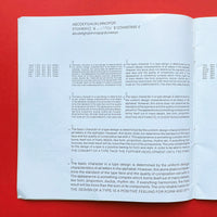 Helvetica Type Specimen [D. Stempel AG]