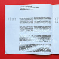 Helvetica Type Specimen [D. Stempel AG]