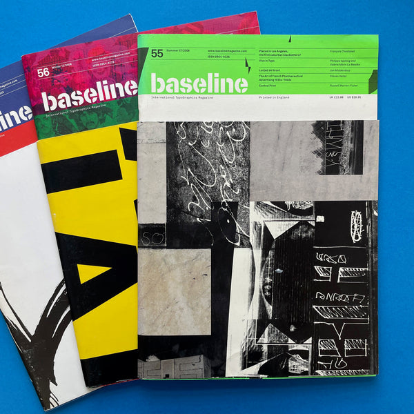 BASELINE, International Typographics Journal - book cover. Buy and sell the best graphic design books, journals, magazines and posters with The Print Arkive.