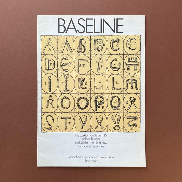 BASELINE, International Typographics Journal - book cover. Buy and sell the best graphic design books, journals, magazines and posters with The Print Arkive.