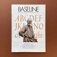 BASELINE, International Typographics Journal - book cover. Buy and sell the best graphic design books, journals, magazines and posters with The Print Arkive.