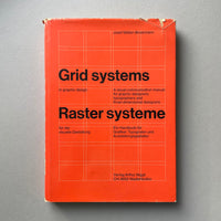 Grid systems in graphic design. A visual communication manual for graphic designers, typographers and three dimensional designers (Josef Müller-Brockmann) 1st Edition - book cover. Buy and sell the best graphic design books, journals, magazines and posters with The Print Arkive.