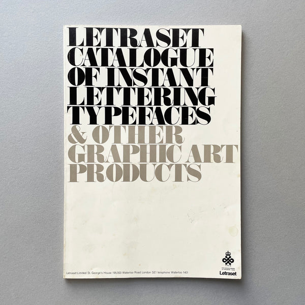 Letraset Catalogue of Instant Lettering Typefaces & Other Graphic Products. Buy and sell the best dry transfer graphic design books, journals, magazines and posters with The Print Arkive.