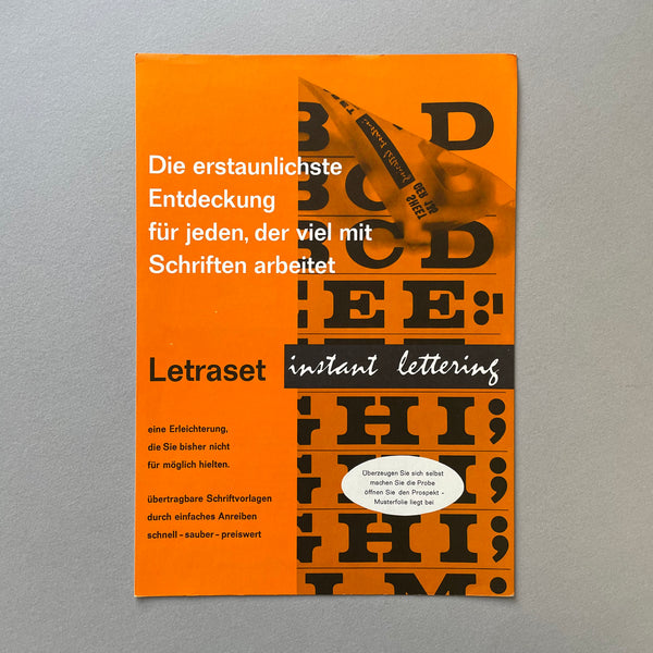 Letraset instant lettering: The most amazing discovery for anyone who works with fonts. Buy and sell the best dry transfer graphic design books, journals, magazines and posters with The Print Arkive.