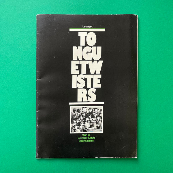 Letraset Tongue-Twisters: 1980-81 Letraset Range Improvement. Buy and sell the best graphic design books, journals, magazines and posters with The Print Arkive.