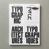 Wim Crouwel: Typographic Architectures Typographiques (Experimental Jetset). Buy and sell the best graphic design books, journals, magazines and posters with The Print Arkive.