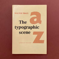 The Typographic Scene. Buy and sell the best typography books, journals, magazines and posters with The Print Arkive.