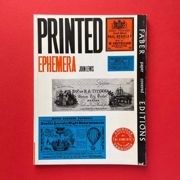 Printed Ephemera: The changing use o type and letterforms in English and American printing. Buy and sell the best graphic design books, journals, magazines and posters with The Print Arkive.