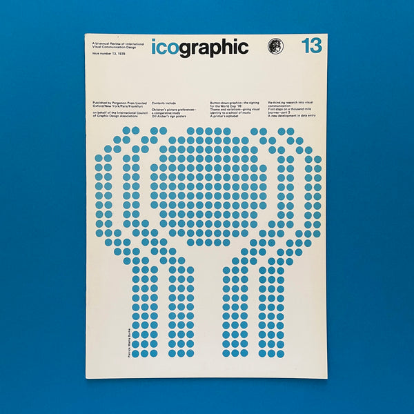 Icographic 13: A Quarterly Review of International Visual Communication Design. Buy and sell the best graphic design books, journals, magazines and posters with The Print Arkive.