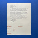 (Letterheads) Love Letters to: Gilbert; from: Saul Bass, Ivan Chermayeff, Lou Dorfsman, Gene Federico, Milton Glaser, George Lois, Herb Lubalin, Henry Wolf