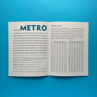 Lintotype METRO a modern sans serif (1937)