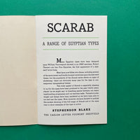 SB Scarab: A range of Egyptian Types (1937)