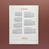 Lintotype Jubilee, a type face designed for newspaper, periodicals, and general composition (1963)