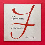 Stephenson Blake: Francesca, a new ronde (1948). Buy and sell the best type specimen books, journals, magazines and posters with The Print Arkive.