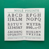 SB Molé Foliate: An Exotic Display Type (1958)