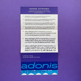 Stephenson Blake launch a great new sans family - Adonis (1965)