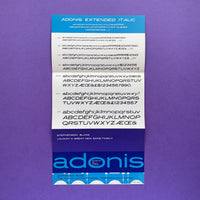 Stephenson Blake launch a great new sans family - Adonis (1965)