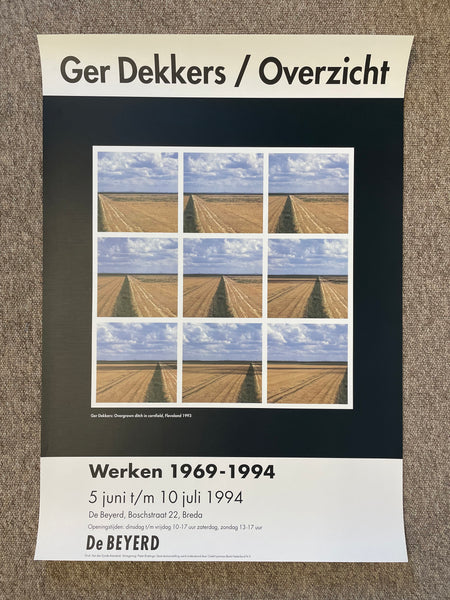 Ger Dekkers / Overzicht [Poster] Pieter Brattinga. Buy and sell the best original vintage posters with The Print Arkive.