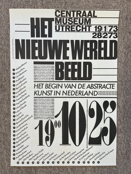 Het nieuwe wereldbeeld [Poster] Anthon Beeke. Buy and sell the best original vintage posters with The Print Arkive.