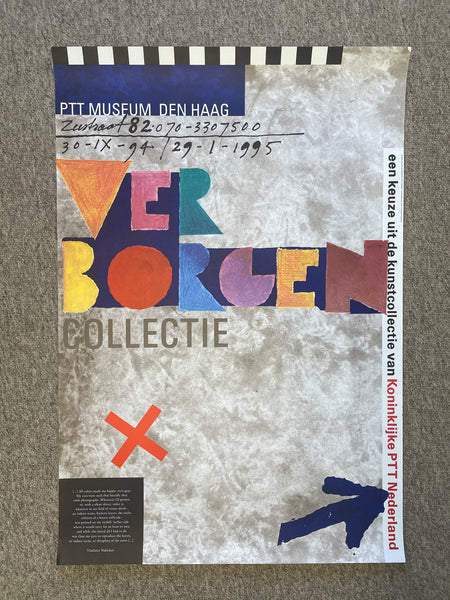 PTT Museum Den Haag, Verborgen Collectie [Poster] Ootje Oxenaar. Buy and sell the best original vintage posters with The Print Arkive.