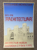 Nederlandse Architectuur 1893 - 1918 [Poster] Wim Crouwel. Buy and sell the best original vintage posters with The Print Arkive.