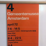 Stedelijk Museum, Gemeentemusea Amsterdam 4, April 1972