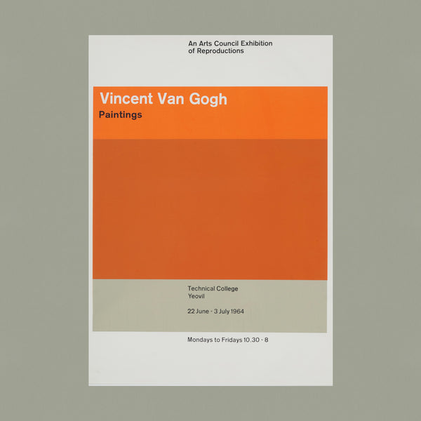 Vincent Van Gogh - Paintings (Arts Council, 1964). Printed by Kelpra Studio. Buy and sell vintage design posters with The Print Arkive. 